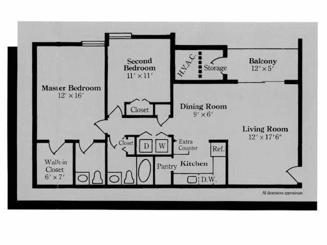 2BR/1.5BA - 2 Bedroom 1.5 Bath Den