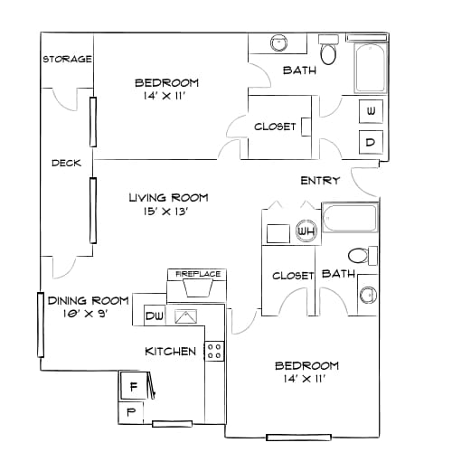 Floor Plan - Design 2B20