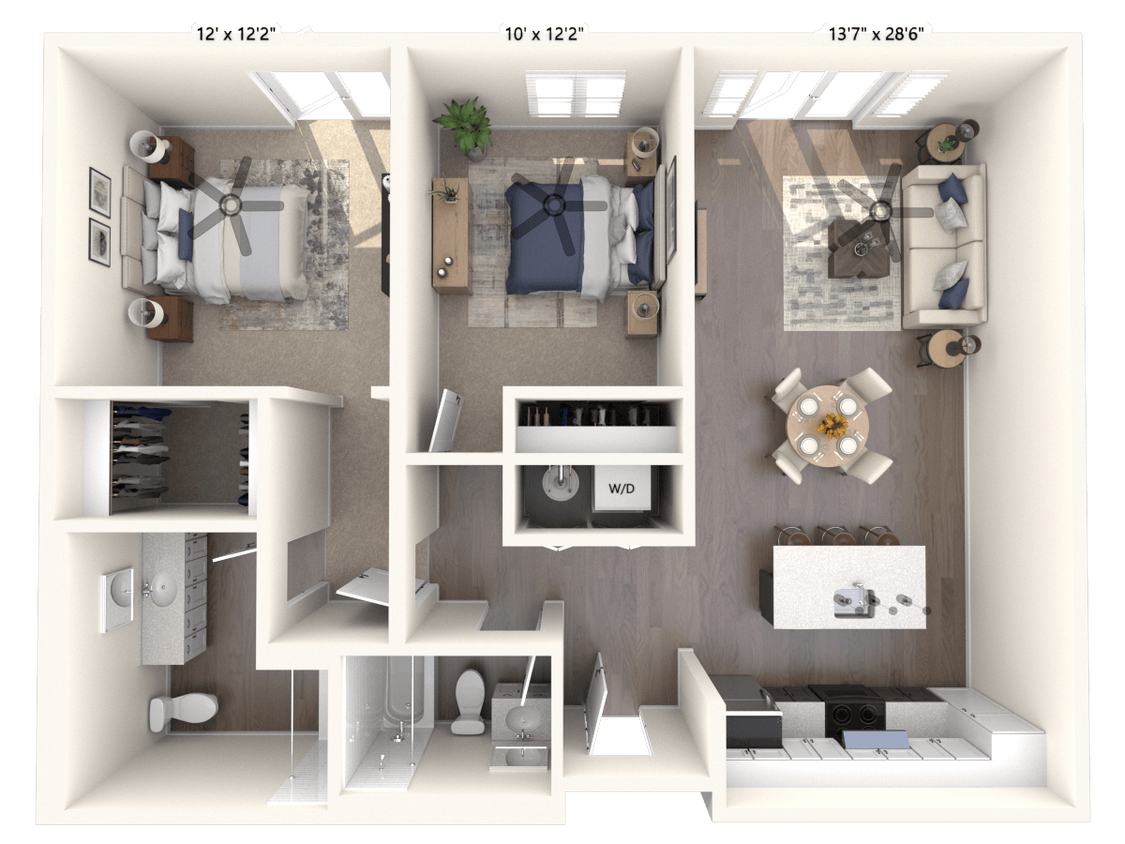 Floor Plan - Two Bedroom - C2 ALT A