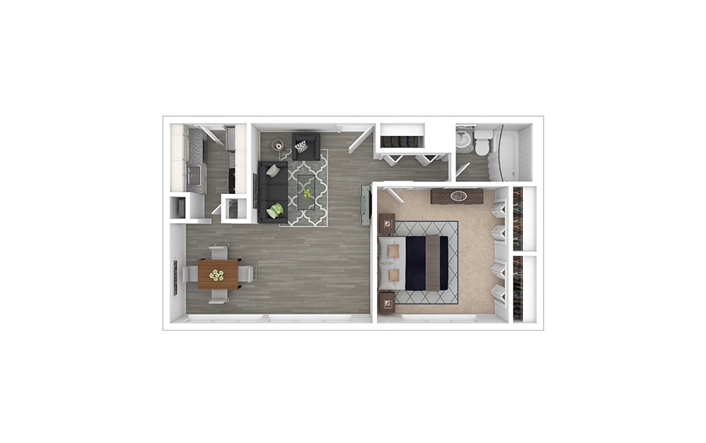 Floor Plan - Barcroft - Renovated