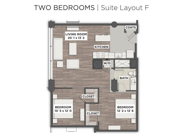 Suite Layout F - F Loft