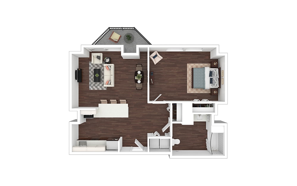 Floor Plan - A16 - Renovated
