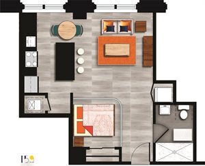 Floor Plan - Studio 