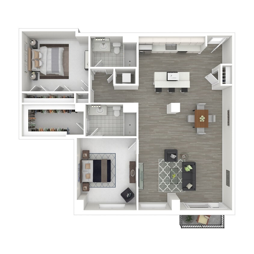 Owl Creek - 2x2 (3D Furnished) - Owl Creek