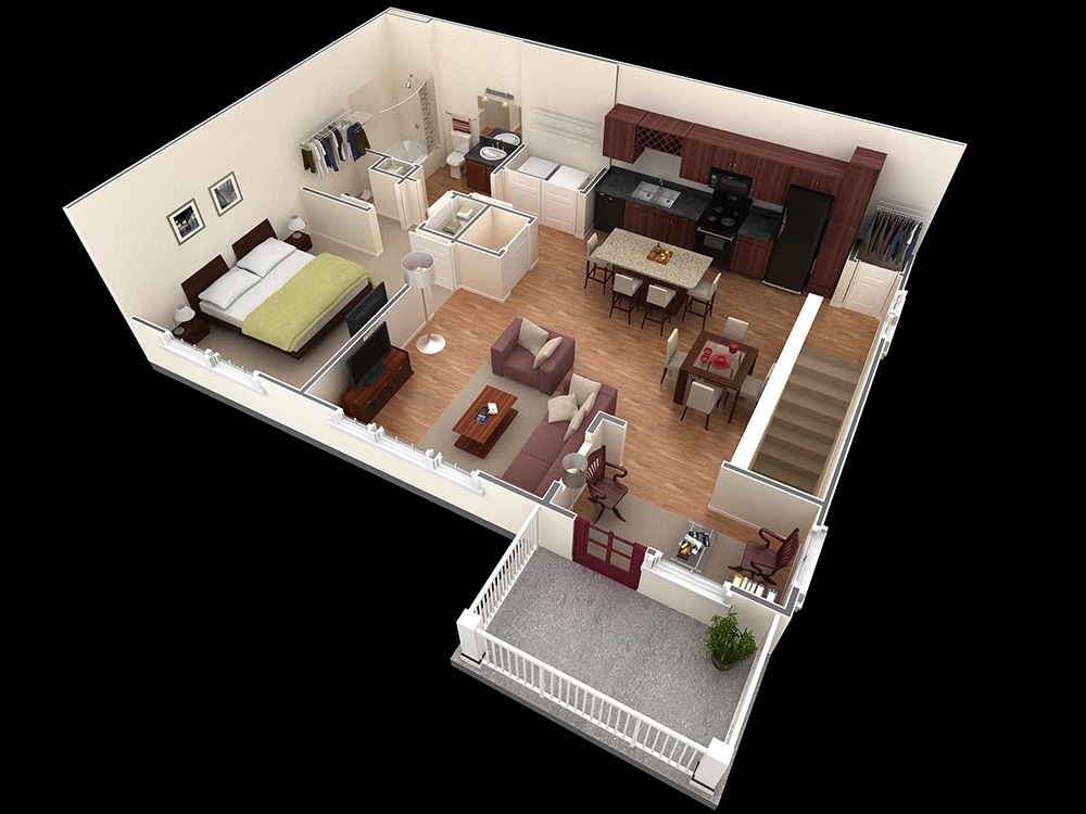 1BR/1BA - A6 Apollo - 1 Bedroom, 1 Bathroom