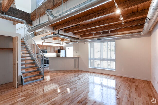1BR Loft Terrace- 769 SF - Amber Town Center Townhomes & Lofts