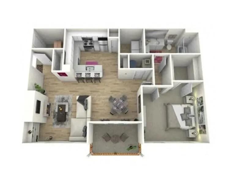 Floor Plan - AKERS Renovated
