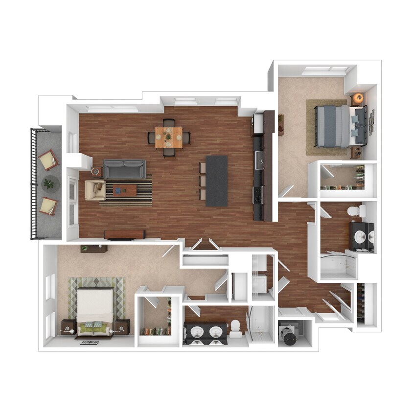Floor Plan - B22 - The West End