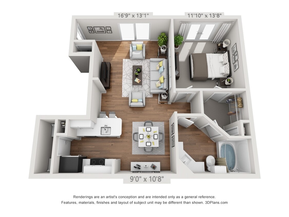 Floor Plan - Andover Park 1A3