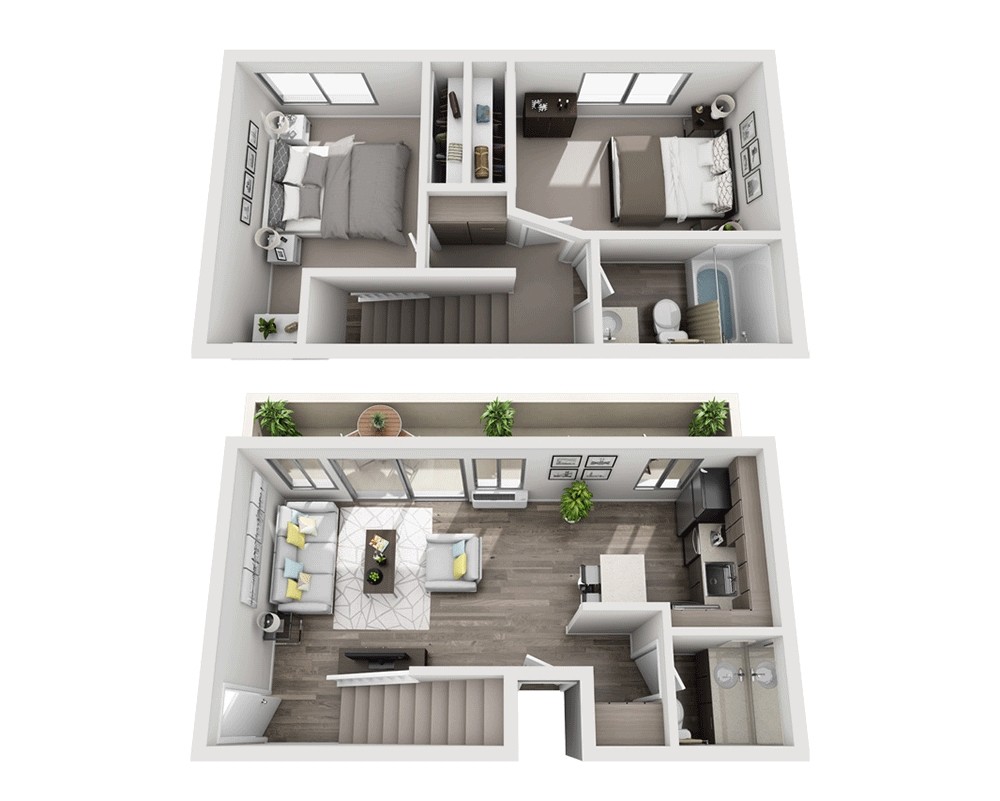 Floor Plan - Townhome