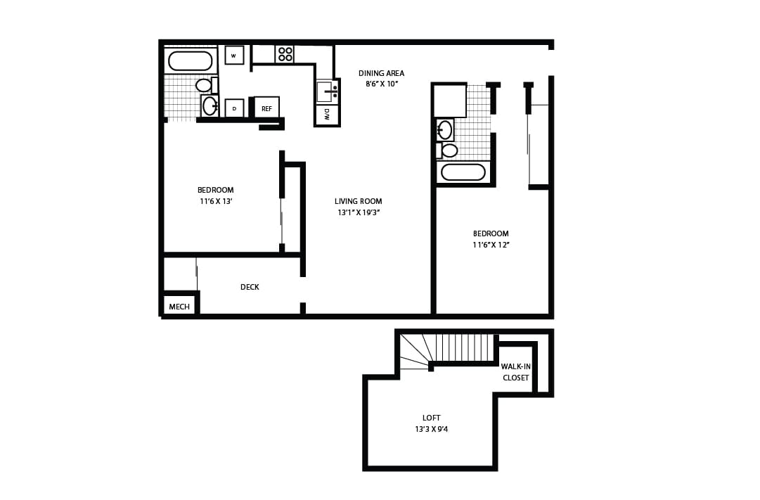 Floor Plan - The Ashwood Loft