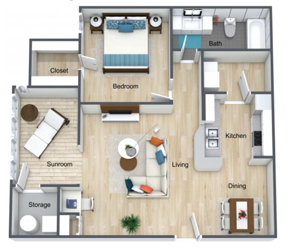 Floor Plan - 1A