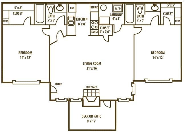 2BR/2BA - B2