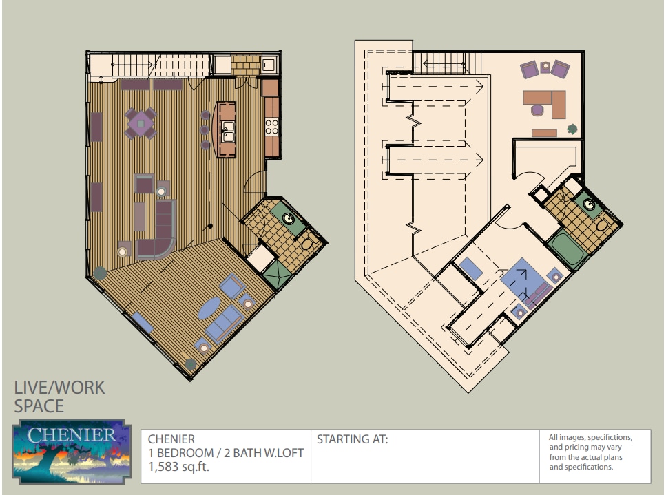 Floor Plan - Chenier