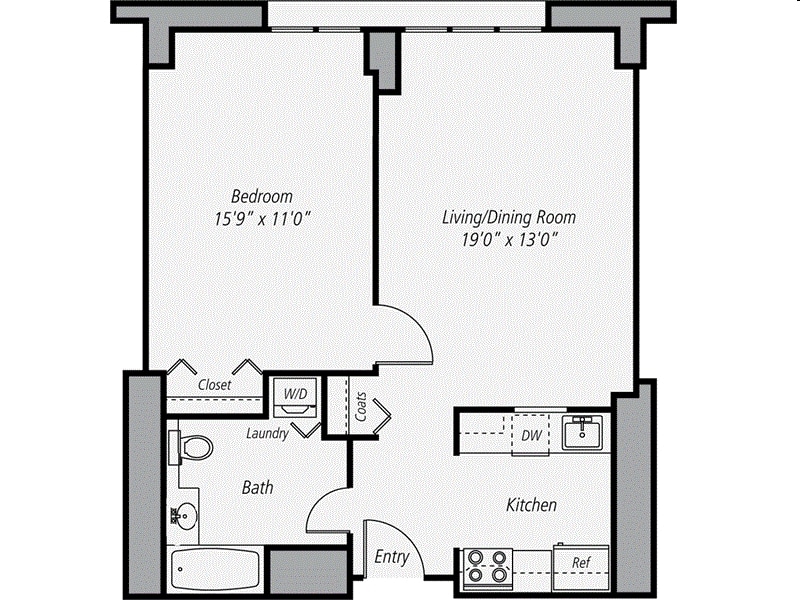 1BR/1BA - A3