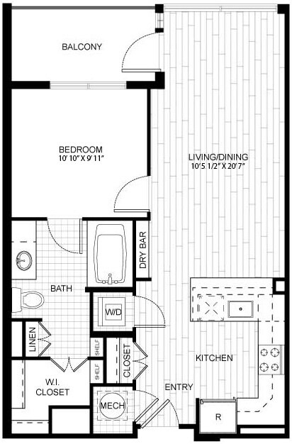 Floor Plan - T.A02 WDU