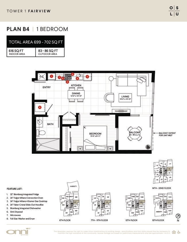Floor Plan - Fairview B4
