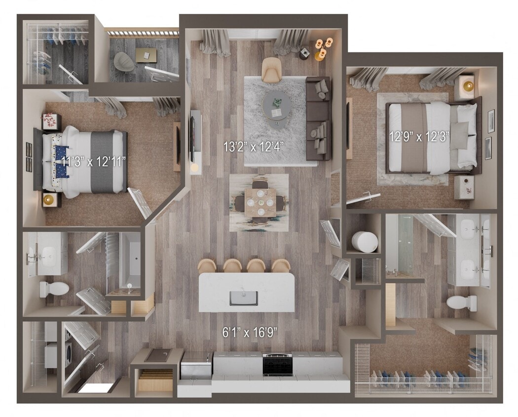 Floor Plan - Turquoise I