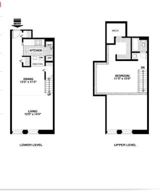 1BR/1BA - 1 bedroom 1 bath  Loft