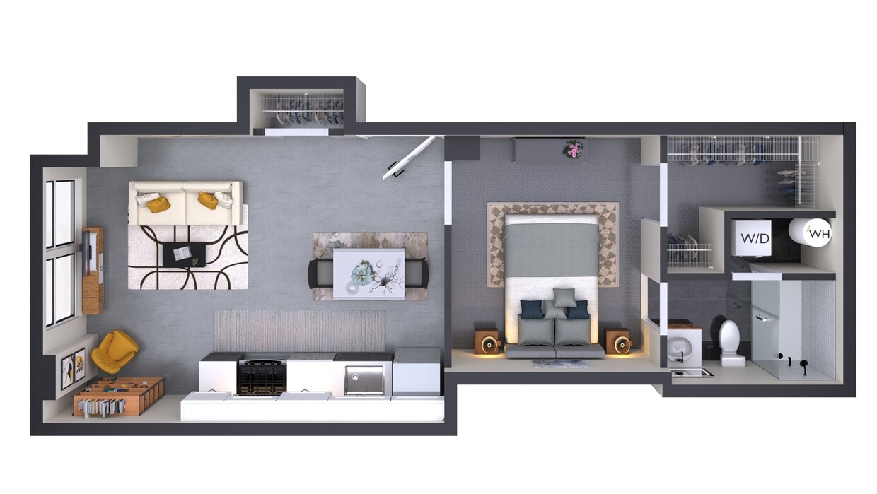 Floor Plan - E07 * Extra Large Historic Windows