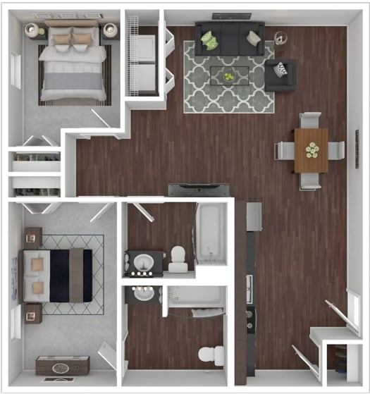 KC 2 Bedroom.png - Ocoee