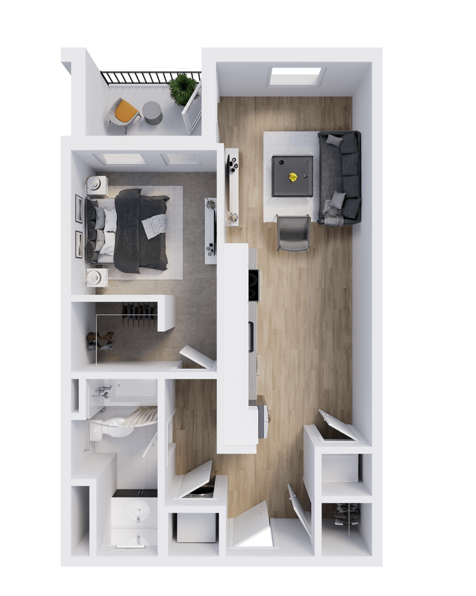 Floor Plan - Luxury Apartment - Erikson
