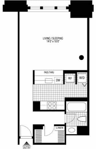 Floor Plan - Studio