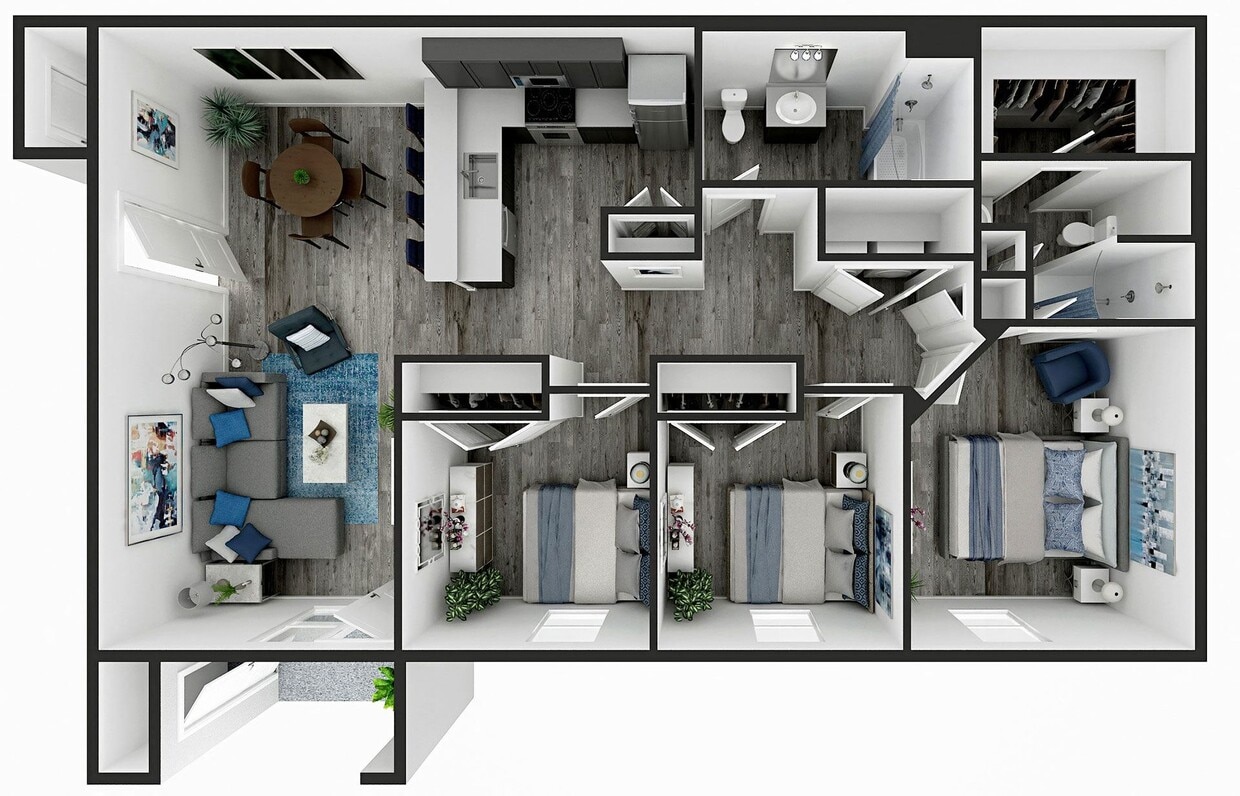 Floor Plan - Three Bedroom