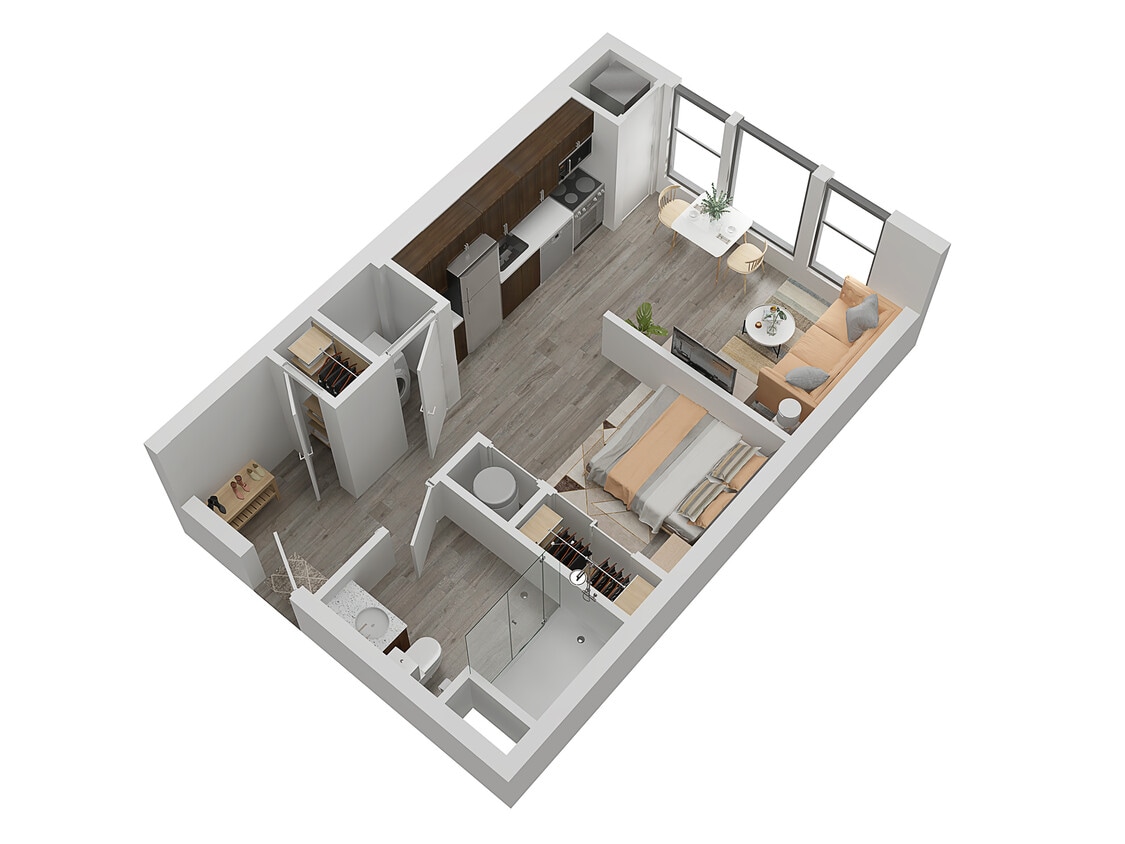 Floor Plan - Studio A