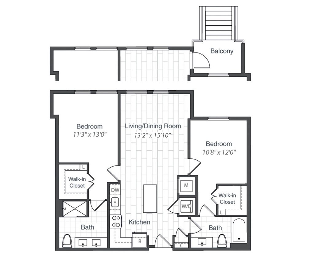 Floor Plan - B2-1025