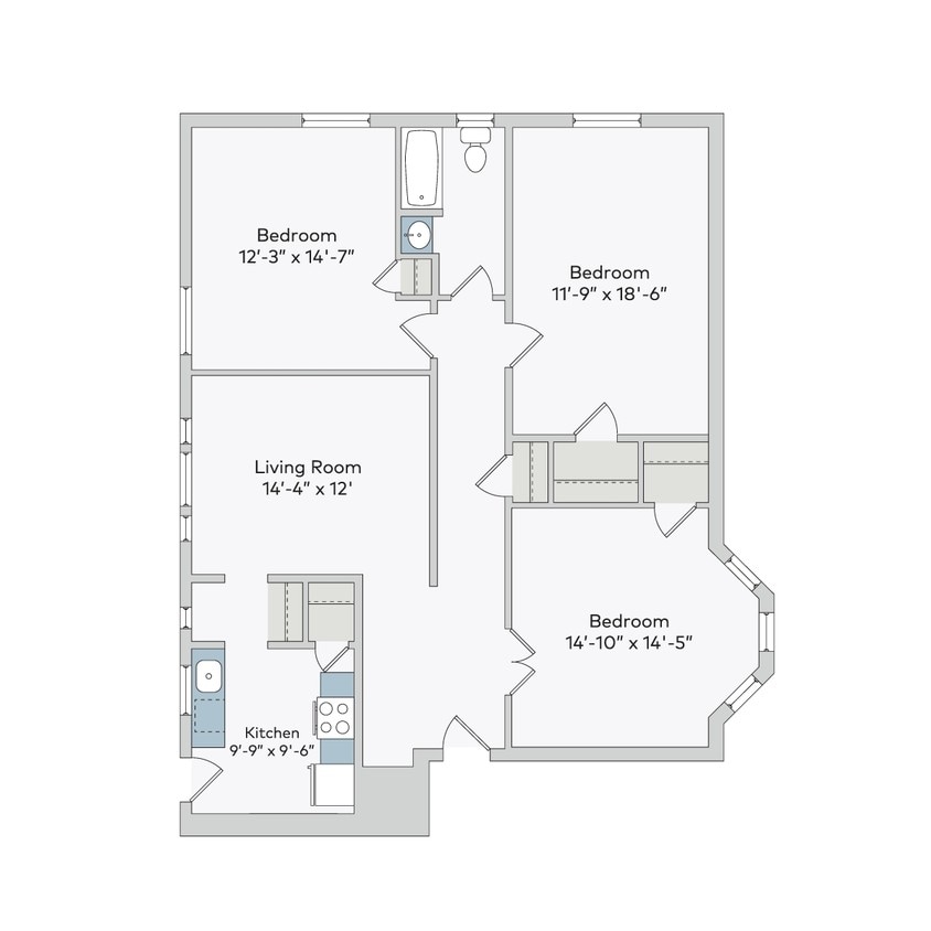 Floor Plan - van-3be