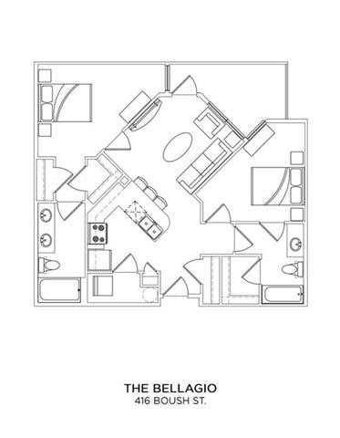 Floor Plan - The Bellagio