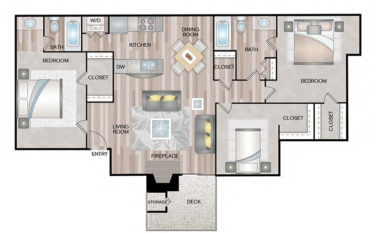 Floor Plan - Three Bedroom