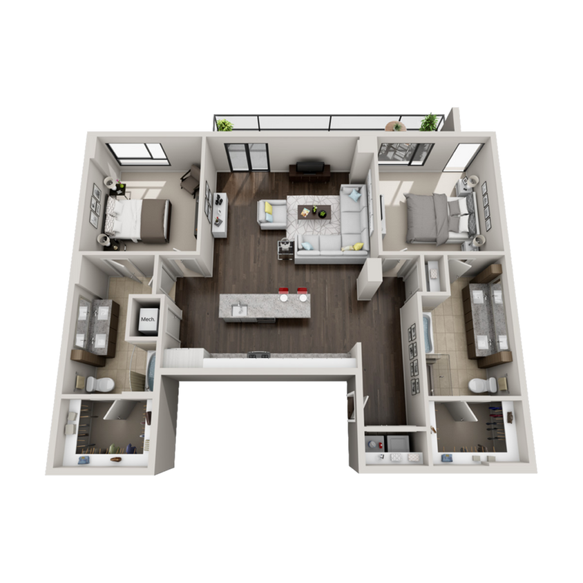 B2 floor plan - The Felipe