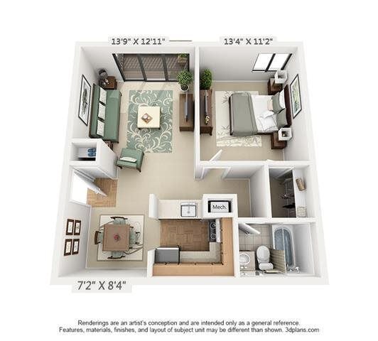 Floor Plan - 1B