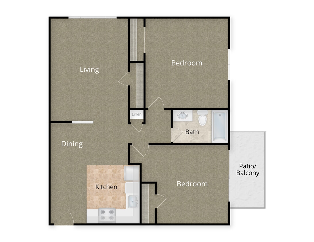 EDC_13_2b1b - 2 Bed x 1 Bath - 13