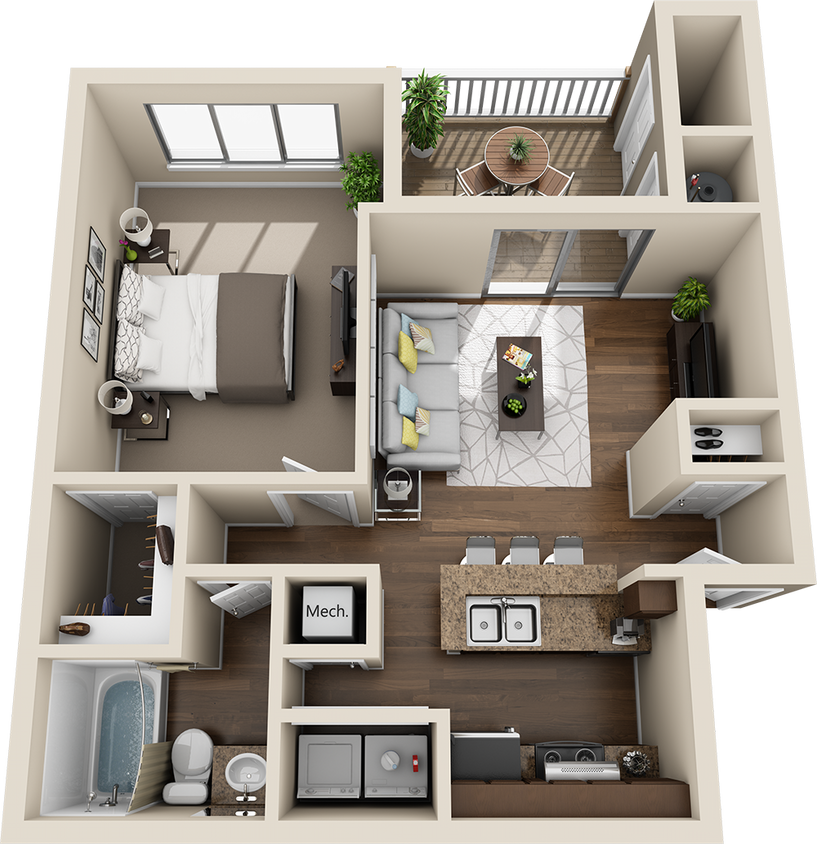 Floor Plan - The Ansley