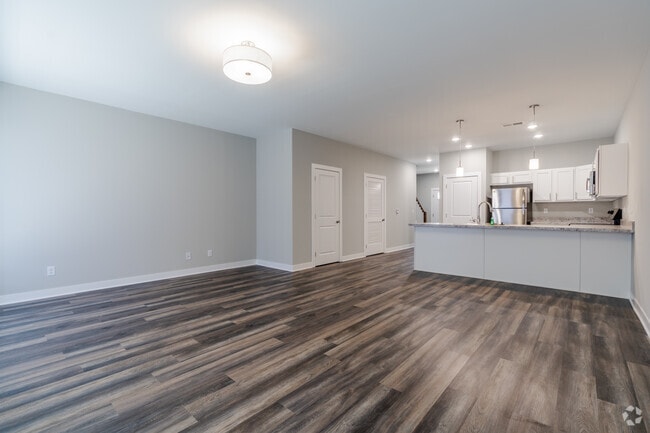 3BR, 2.5BA - 1,682SF - Living Room - Reveal Townhomes