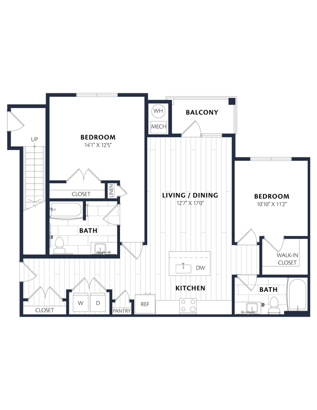 Floor Plan - B1-A HC