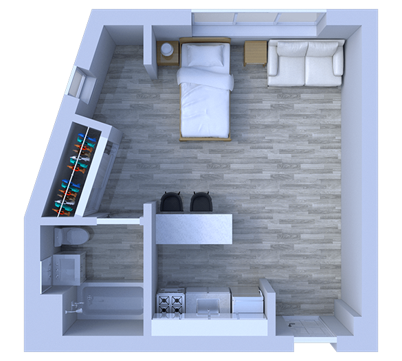 Floor Plan - Studio Floor Plan S4