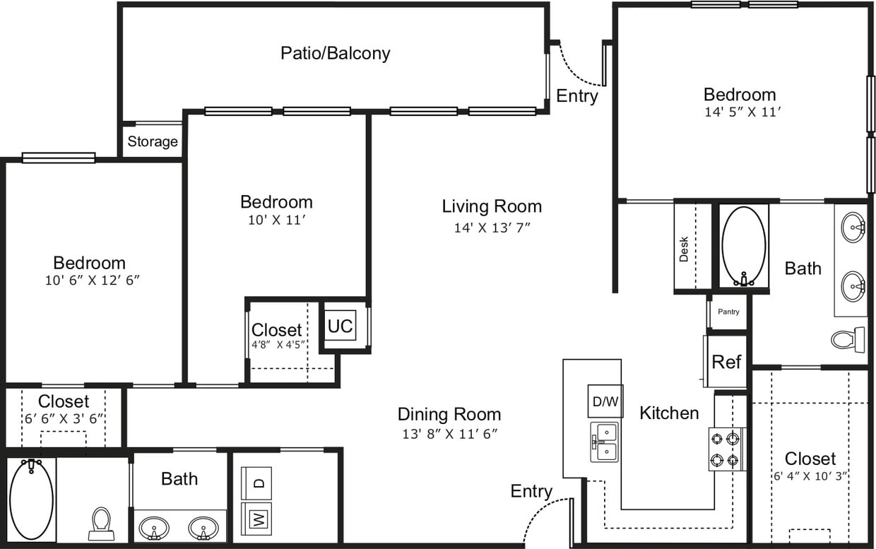 Floor Plan - Gramercy