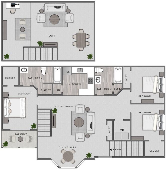Floor Plan - C3 - 3x2L