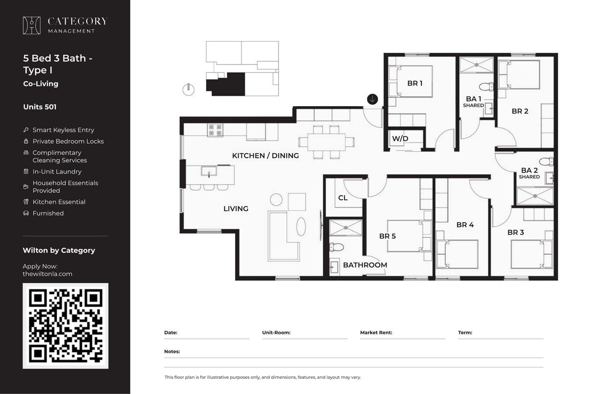 WLTN_5_Bed_3_Bath_-_Type_I - 5 Bed 3 Bath-I