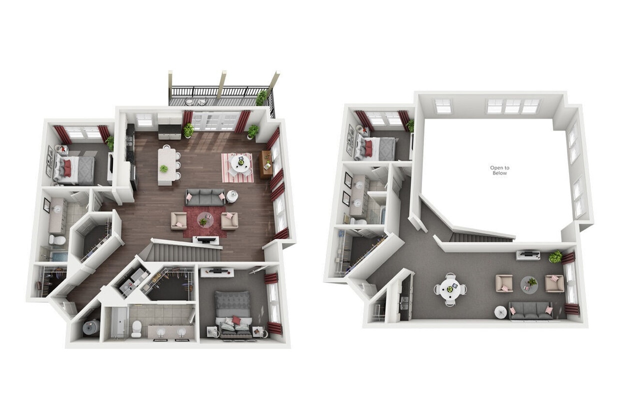 Floor Plan - C1 ALT 4 - 3 bed 3 bth (4764c1