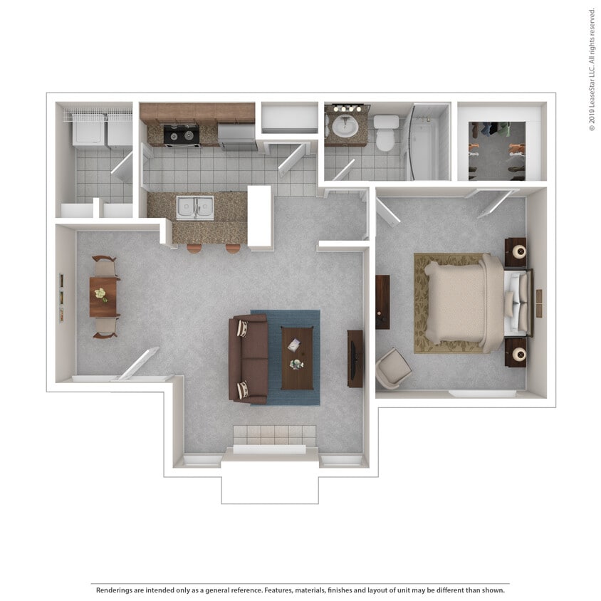 Floor Plan - 1x1