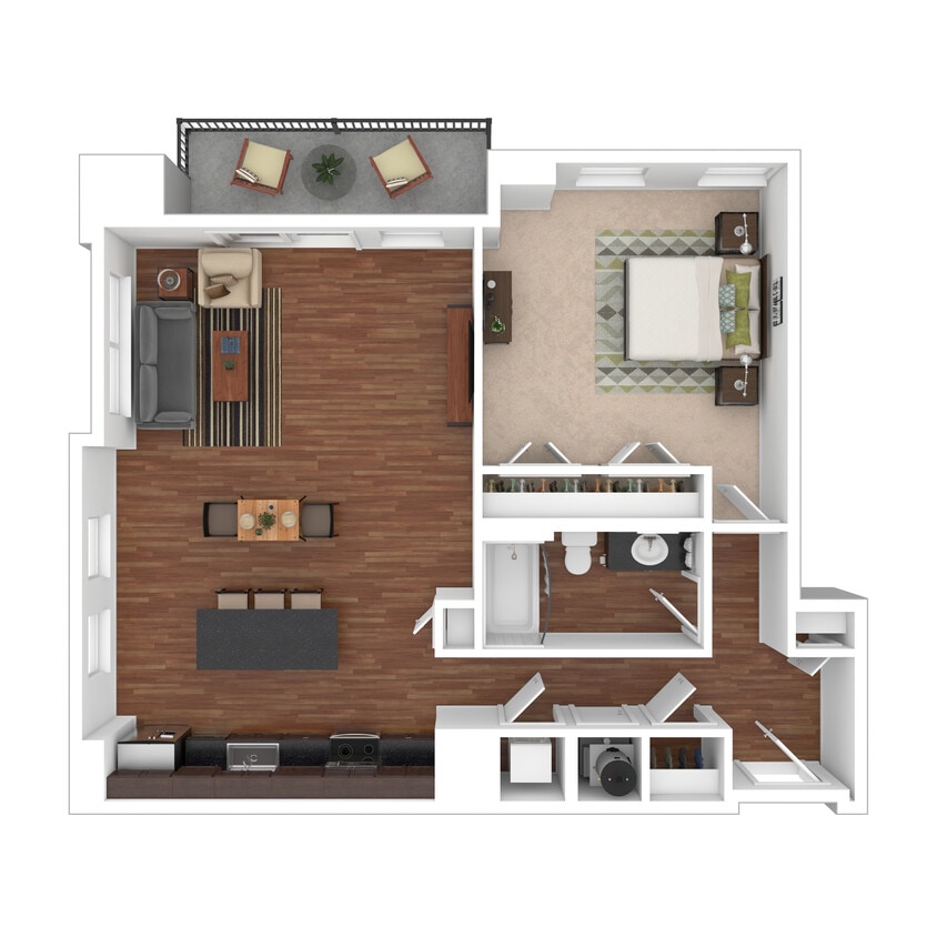 Floor Plan - A40 - The Oakmont