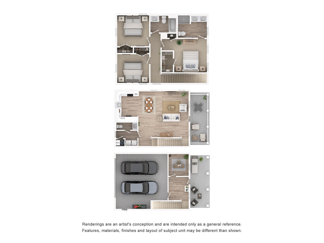 Floor Plan - Cottage C2 + Den