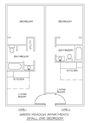 2BR/2BA - Studio