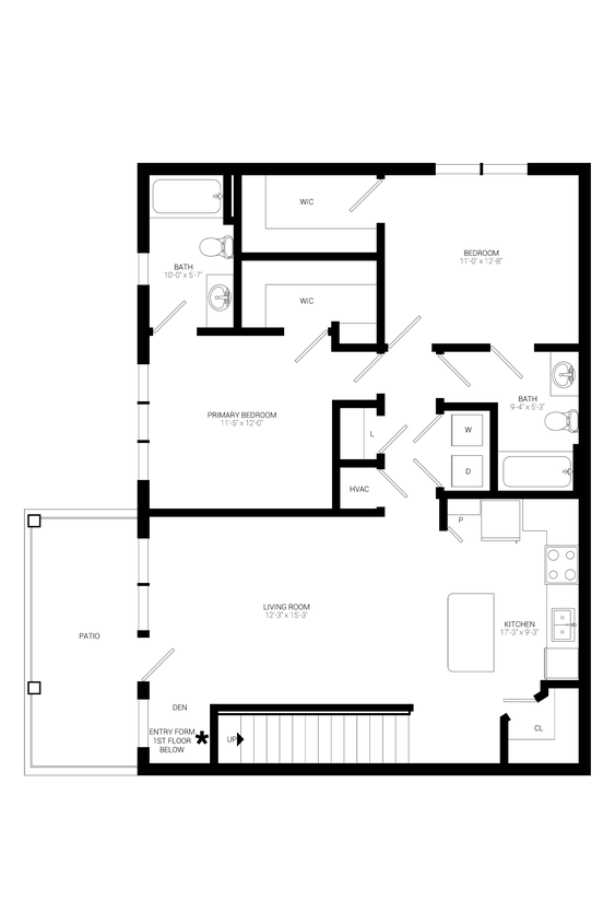 Floor Plan - B3- Upper