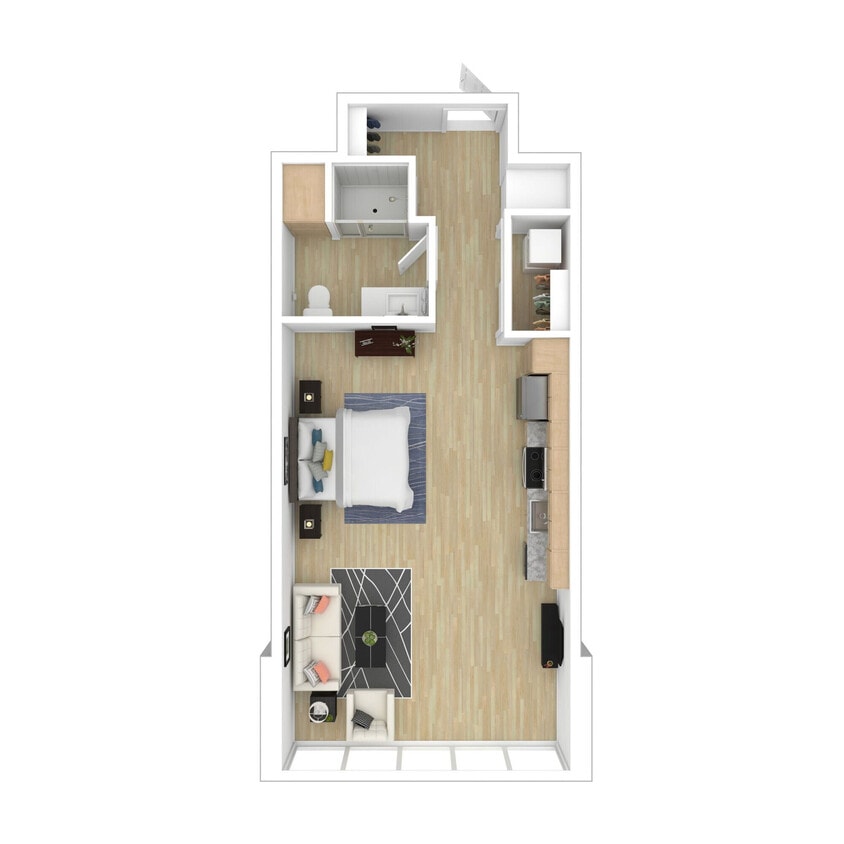 Floor Plan - 144 Studio South